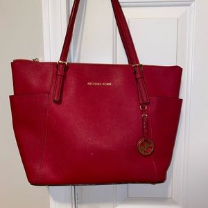 Michael Kors Large Red Jet Set